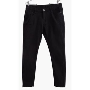 NWT Machine Jeans Mid‎ Rise Black Ankle Skinny Sz 13 / 32